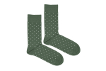 Zelené ponožky Sage Green s puntíky