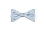 Light blue horses self-tie bow tie
