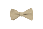 Beige Almond self-tie bow tie