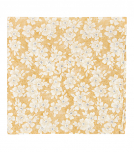 Yellow Solana pocket square