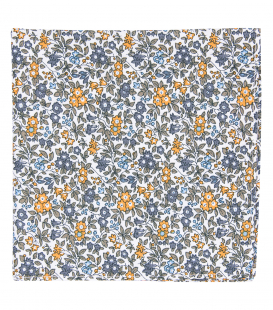 White Elio pocket square