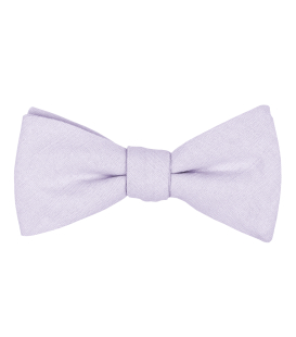 Lila self-tie bow tie