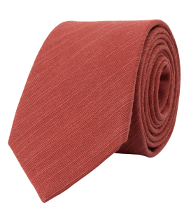 Rusty orange necktie