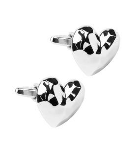 Heart cufflinks