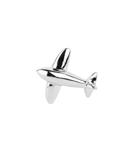 Airplane lapel pin brooch