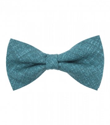 Blue teal bow tie