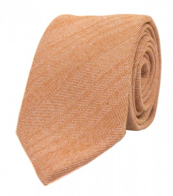 Orange Coral tie