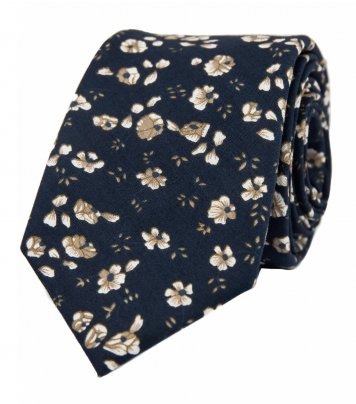 Navy blue Indigo necktie