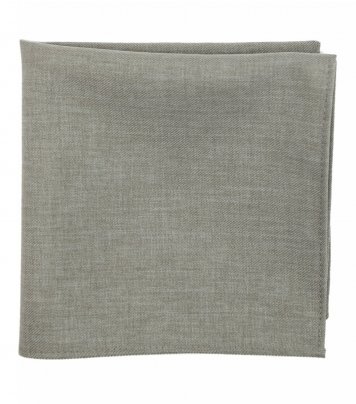 Grey pocket square