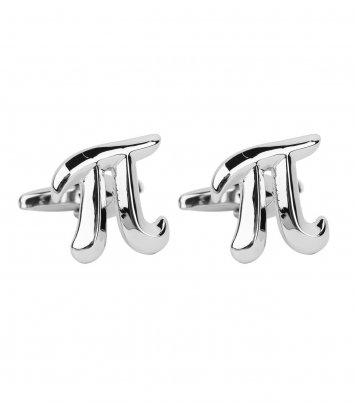 Pi math symbol cufflinks