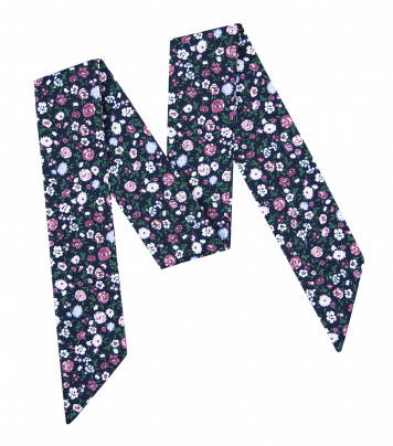 Navy blue Viola ladies bow