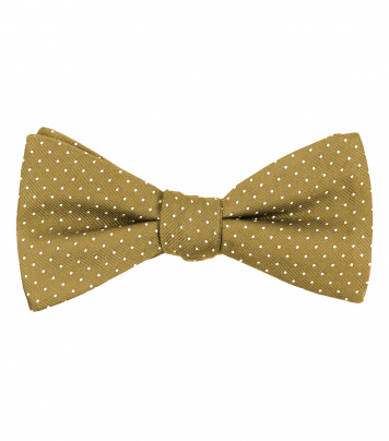 Yellow polka dot bow tie