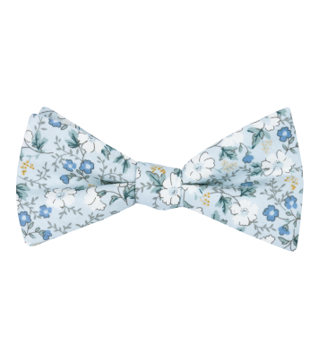 Blue Celia self-tie bow tie