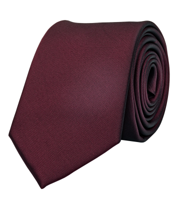 Solid burgundy Merlot necktie