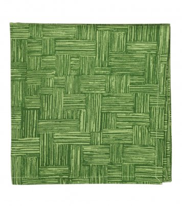 Green texture pocket square