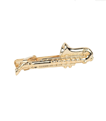 Kravatová spona saxofon