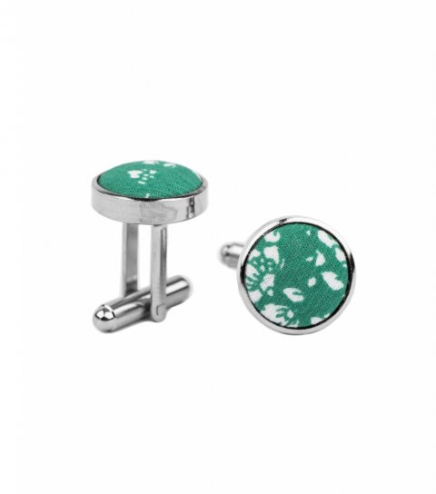 Zelené manžetové gombíky Emerald 