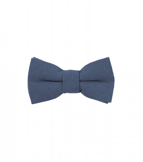 Solid Navy kids bow tie 