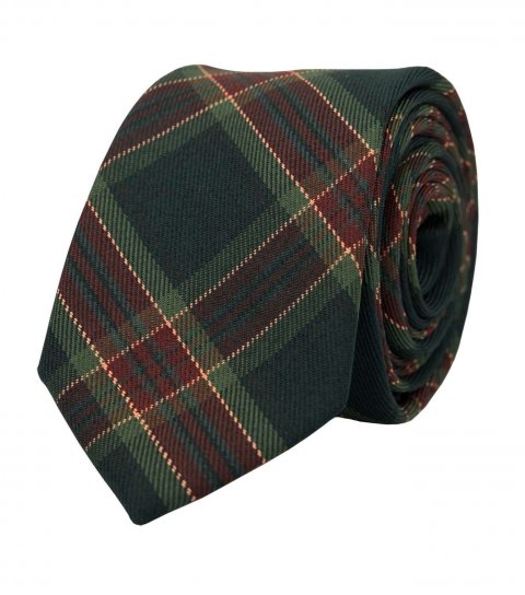 Christmas plaid necktie 