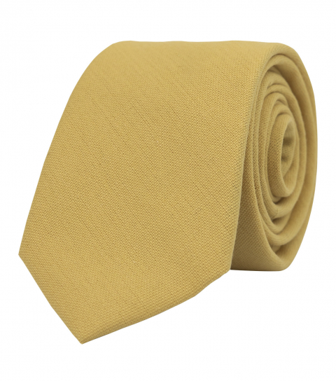 Yellow Dijon necktie 