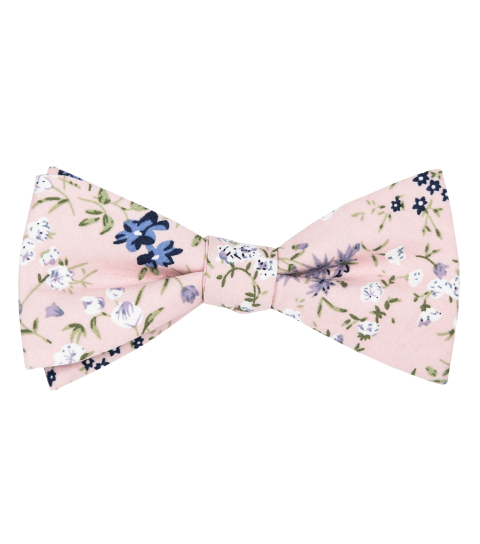 Pink Maia bow tie 