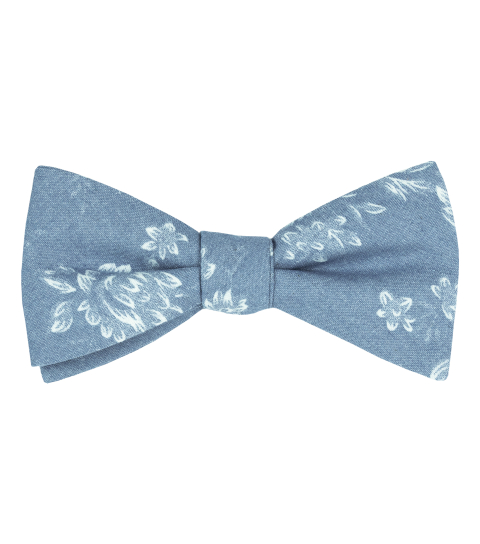 Blue Robin self-tie bow tie 