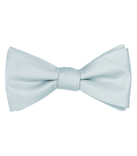 Frost blue self-tie bow tie 