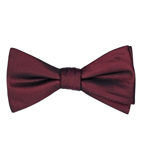 Merlot red bow tie 