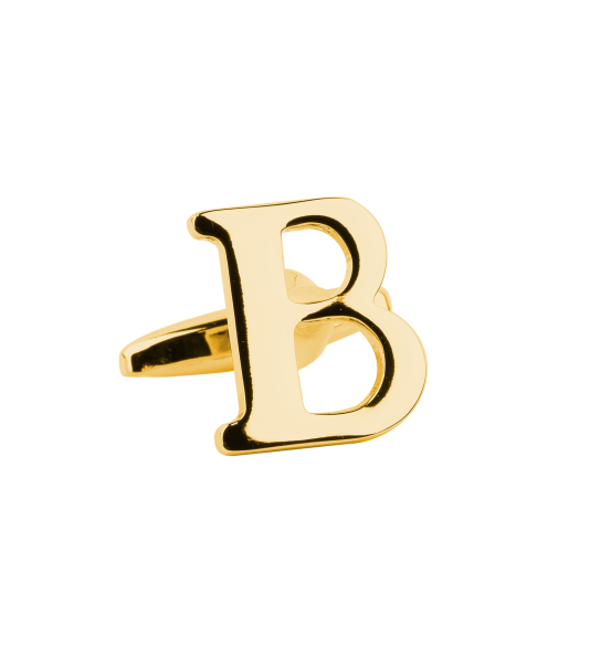 Broche Oblique Laiton argenté et résine bleue