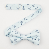 Blue anchors pre-tied bow tie