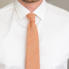 Oranžová kravata Coral