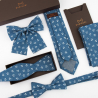 Blue anchors bow tie