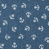 Blue anchors pocket square