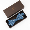 Blue anchors bow tie