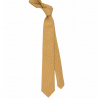 Hořčicová kravata s puntíky