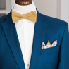 Mustard dots bow tie