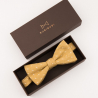 Mustard dots bow tie