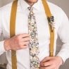 Béžová kravata Nougat Bloom