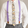 Beige Nougat Bloom necktie