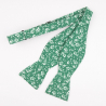 Green Clara self-tie bow tie