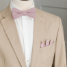 Blush Pink bow tie