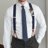 Solid Navy blue necktie