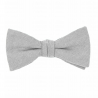 Mist grey bow tie suspenders set