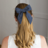 Solid Navy blue ladies bow