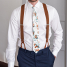 White Caramel Bloom necktie