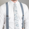 Biela kravata Pastel Blue