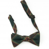 Christmas plaid bow tie