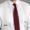 Burgundy Rosamel necktie set