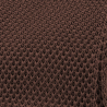 Chocolate brown knitted tie
