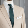 Green rabbit necktie
